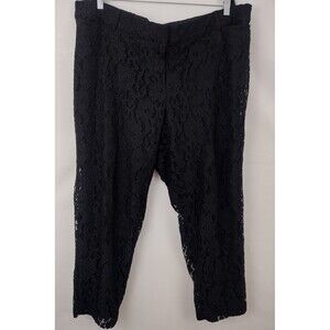 Lane Bryant Floral Lace Dress  Evening Pants Womens  Size 20 Romantic Goth